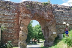 Interior of the western gate.