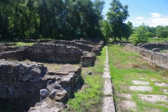 Cardo lined by tabernae running west of the Villa of Dionysus.