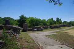 Western walls near the aqueduct and castellum aquae.
