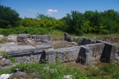 Castellum aquae in the western gate area.