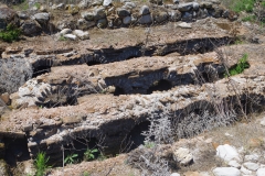 Excavated area northwest of the Episcopal Basilica.