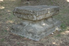 Roman altar of the temple complex.