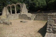 Tepidarium of the bathing complex.