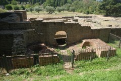 Praefurnia of the caldarium in the bathing complex.
