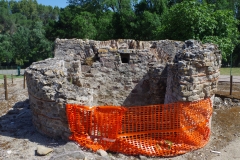 Eastern nymphaeum of the baths.