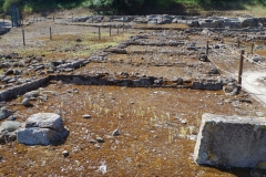 Tabernae in the southern section of the baths.
