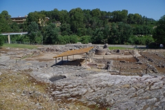 Bathing complex from the south.