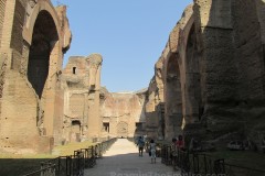 Frigidarium of the Baths of Caracalla in Rome.