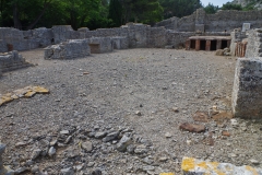 Caldarium of the public baths.