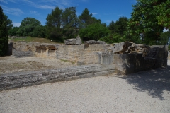 North side of the  peribolus of the Gemini Temples.