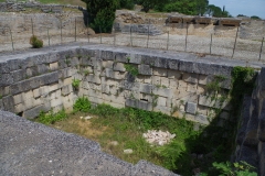 Foundations of the north temple of the Gemini Temples.