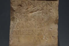 Altar dedicated to Cabuniaegino. Found at Monte Cildá. Museo de Prehistoria y Arqueología de Cantabria.