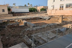 Atrium south of the triclinium in the House of Pheidias.