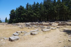 South and east stoai on the upper terrace. South and east stoai on the upper terrace.