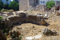 Apsidal/circular room in the Northern Baths.