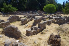 Hellenistic-Roman house predating the southern addition to the bathing complex.