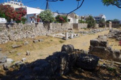 Gynasium colonnade and western area of the bathing complex.
