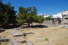 Apodyterium and tepidarium of the northern area of the baths.