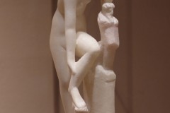 Marble statuette of Aphrodite untying her sandal. Dated to the 1st century CE. Casa Romana.