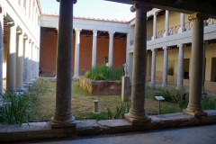 Central atrium/peristyle in the south of the Casa Romana.
