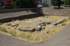 Southeast corner of the extension to the western stoa.