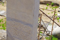 Stela recording the names of patrons who donated money for the construction of a monument in the agora, perhaps the tholos.