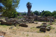 Area of the Sanctuary of Hercules and the baptistry from the Harbor Basilica.