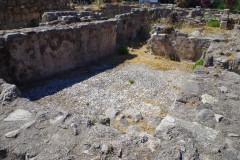 Pebble mosaic flooring from a room in the 2nd (from the west) residential insula.