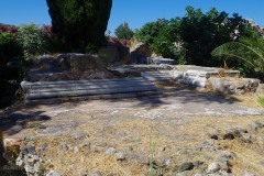 Marble revetment decoration from the monumental propylon.