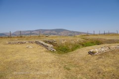 Laconicum (left of the cistern) from the private bathing complex of La Llanuca at Juliobriga.
