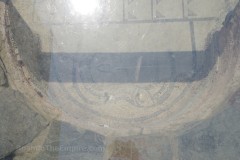 Detail of the mosaics of the Piscina Romana.