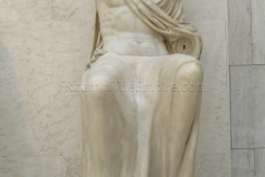 Marble statue of Tiberius. Dated to 14-19 CE, from Paestum, Italy.