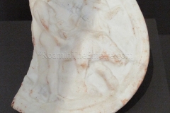 Marble oscillum with a scene of Meleager hunting the Calydonian boar. Dated to the 1st century CE, from Fuente-Tójar, Spain.