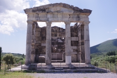 Front of the mausoleum of the Saithidae family.