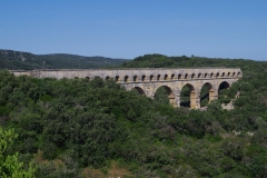 Pont du Gard from the south.