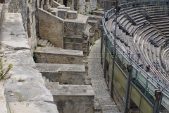 Supports of the media cavea of the amphitheater.
