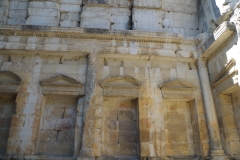 Interior niches in the main hall of the 'Temple of Diana'.