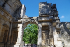 Detail of the interior of the entrance of the 'Temple of Diana'.