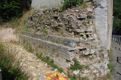 Wall remains off Route d'Alès.