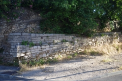 Wall remains off Avenue Kennedy.