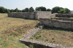 Central and northern podia of the capitolium from the west.