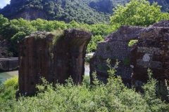 First few pillars of the north bridge.