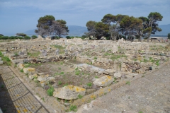 Late antique houses in the central neighborhood.