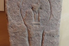 Roman stele with Punic style head. Museo Archeologico Alle Clarisse.