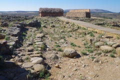 Celtiberian wall and house reconstruction.