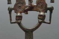 Bronze horse and rider protome from a staff. From Numantia. Dated to the 2nd century BCE. Museo Numantino.