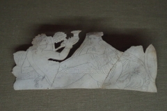 Ivory applique from a wooden sarcophagus dated to the 4th-3rd century BCE. From Galata. Archaeological Museum Varna.