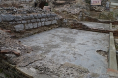 Shops in the large baths.