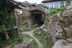 Praefurnium area of the large baths.