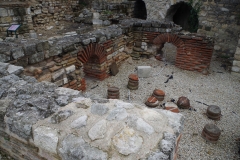 Detail of the caldarium of the small baths.
